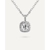 Colgante Brilliant Cut circonita plata BSO8.1CT