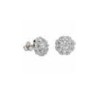 Pendientes plata circonitas flor PPPP0595