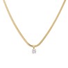 Collar acero ip dorado COA3327