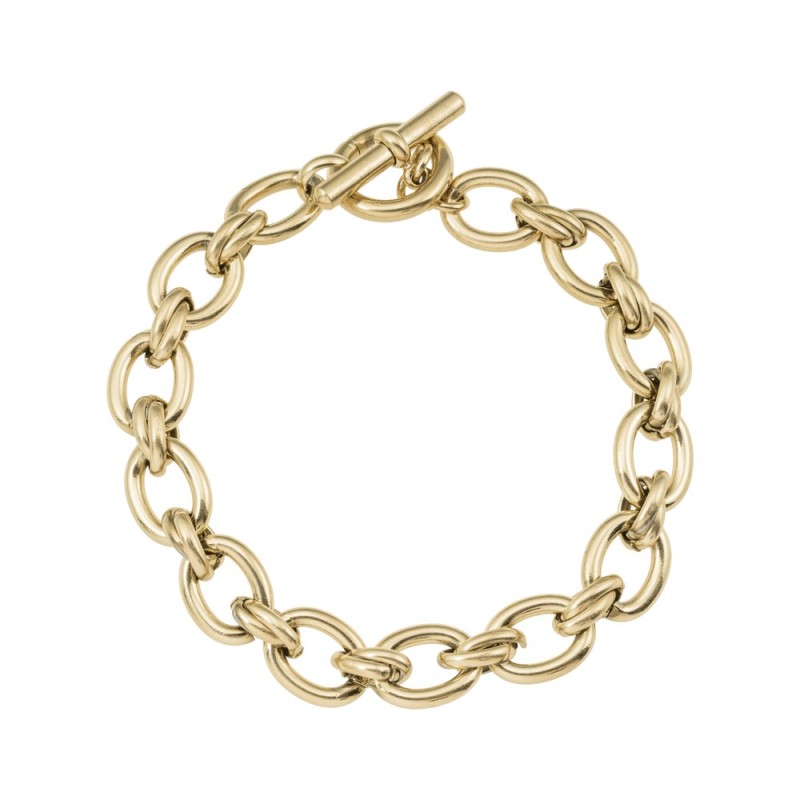 Pulsera Charlotte  acero ip dorado PA2196