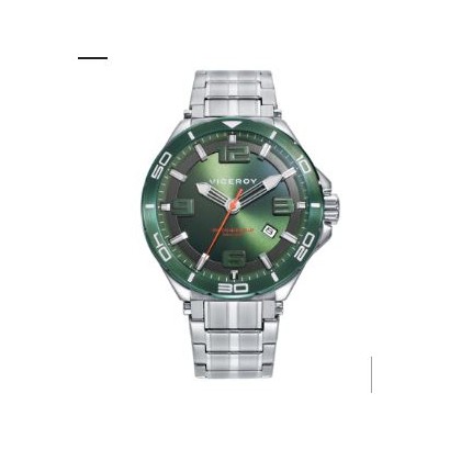 Reloj acero ip verde brazalete sra va REF:46839-65