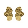 Pendientes hoja en  plata radiance A5081-DT