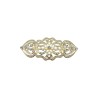 Broche con circonitas ip dorado Ivoire Z2016131 D