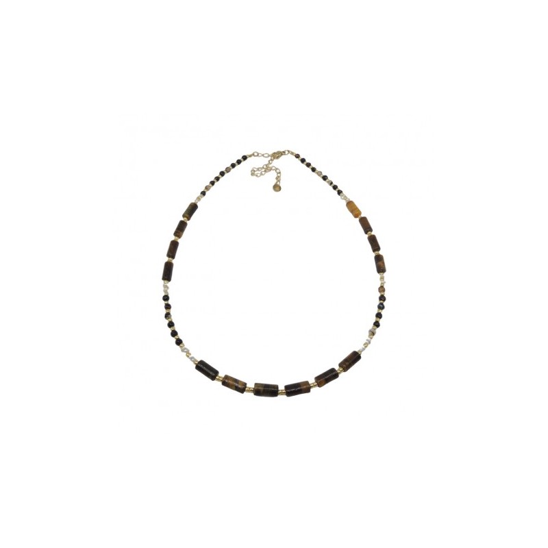 Collar de acero y piedras Z2015830 25M