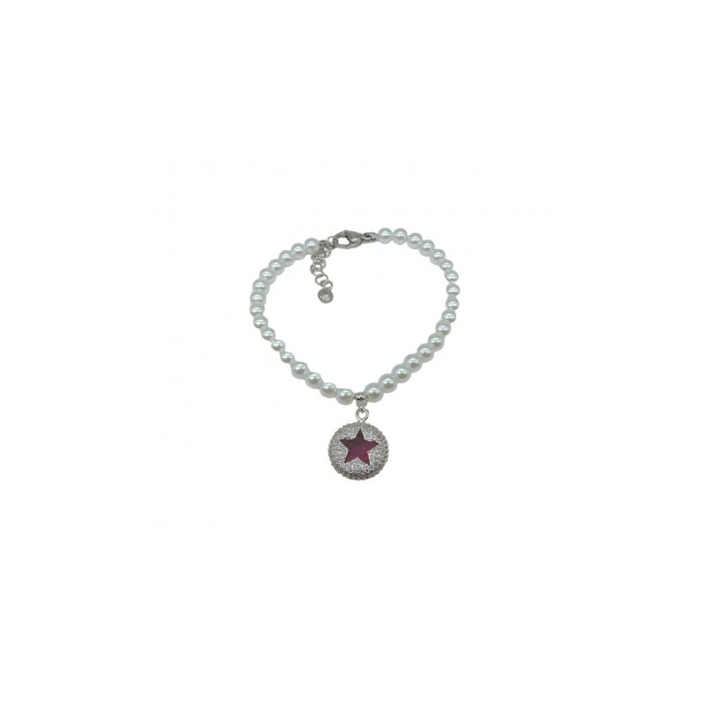 Pulsera de acero y piedras Z2016054 PUD