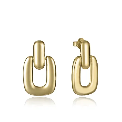 Pendiente plata baño oro sra 2317E100-00