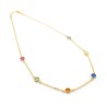 Collar basic multicolor oro A3068-03G