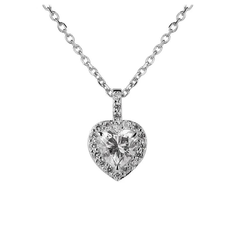 Collar plata brilliant cut BCO61