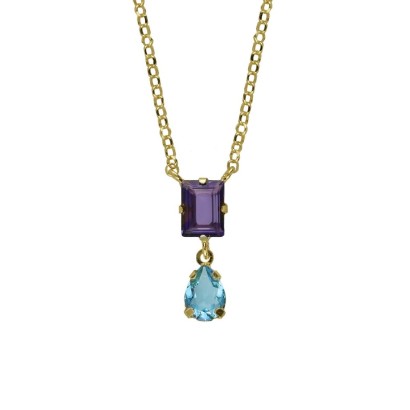 Collar Tuyyo Tanzanite balance  A4708-12DG