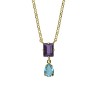 Collar Tuyyo Tanzanite balance  A4708-12DG