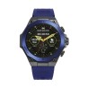 RELOJ SMART METAL NEGRO Y AZUL CORREA MM HS2003-30