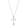 Collar Ivoire acero cruz sr 14215C01000