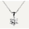 Colgante Brilliant cut circonitas plata BCO1.1CT