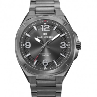 Reloj acero Marx Maddox gris brazalete sr HM1020-15