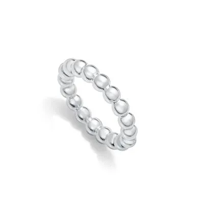 Anillo acero chapado plata 14319A01400