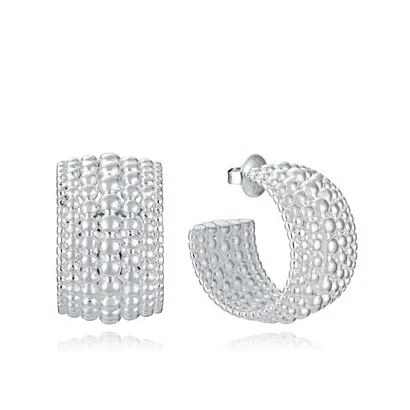 Pendiente acero chapado plata 14317E0100