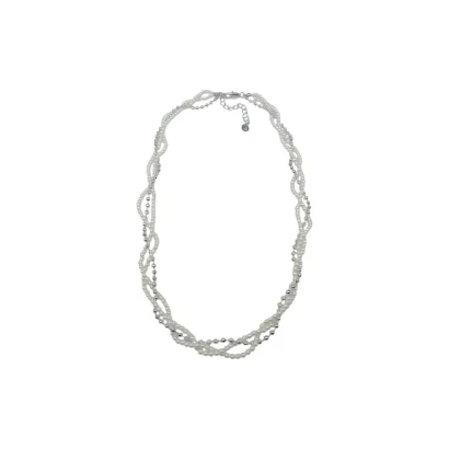 Collar Ivoire acero y perlas Z2016427 B