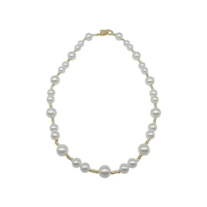 C0llar Ivoire acero y perlas Z2016791 D