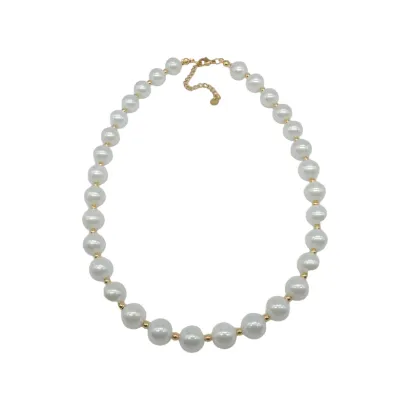 Collar Ivoire acero y perla Z2016255 A
