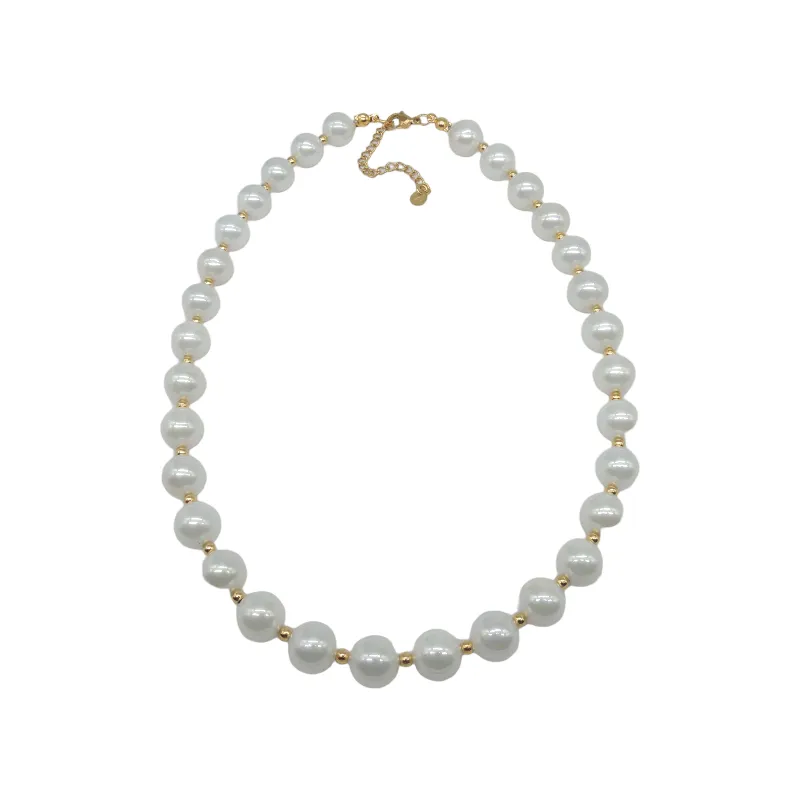 Collar Ivoire acero y perla Z2016255 A
