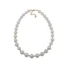 Collar Ivoire acero y perla Z2016255 A