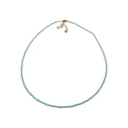 Collar Ivoire acero y perlas Z2016255 A