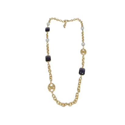 Collar Ivoire acero y piedras Z2016734 C