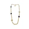 Collar Ivoire acero y piedras Z2016734 C