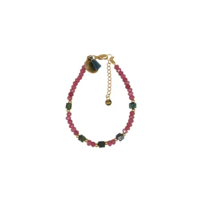 Pulsera Ivoire acero piedra natural Z201