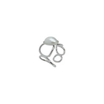 Anillo Ivoire acero