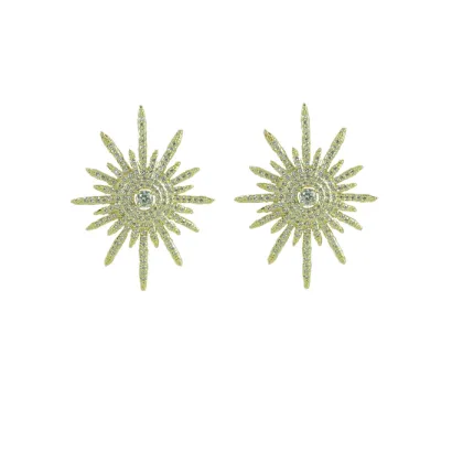 Pendientes ivoire acero y piedras Z20148