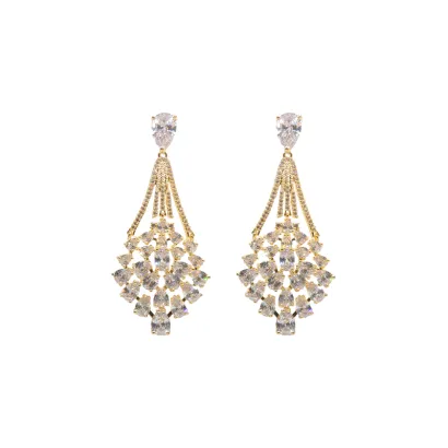 Pendientes Ivoire acero y piedras Z20146
