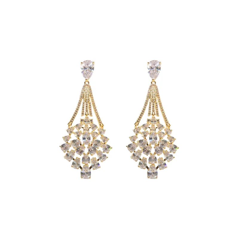 Pendientes Ivoire acero y piedras Z20146