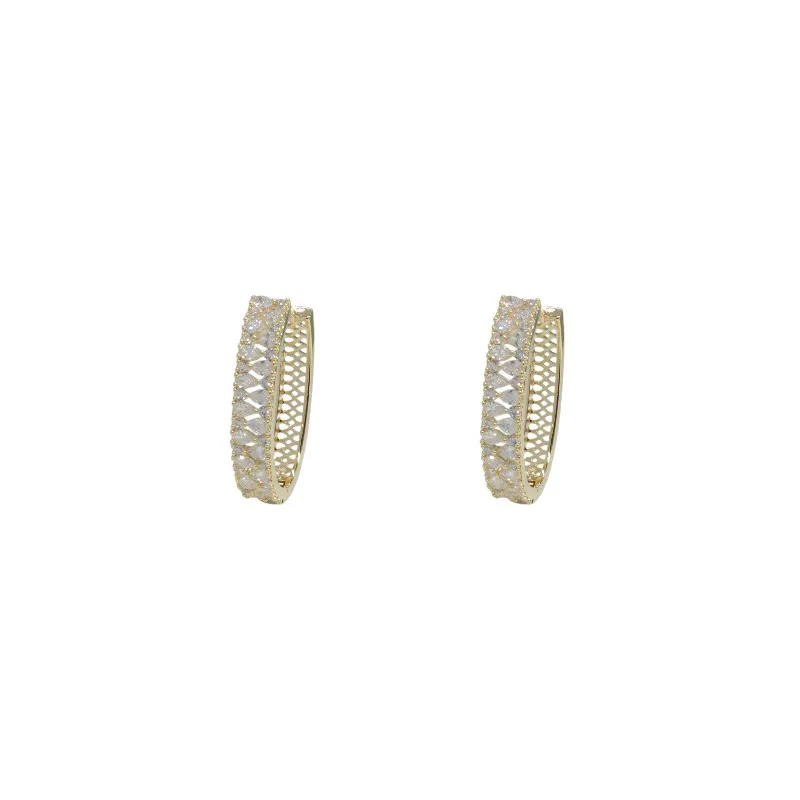 Pendientes Ivoire acero