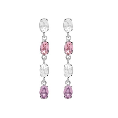 Pendientes cascada mini ovales multicolor Alyssa  A4504-MHT