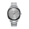Reloj acero ip negro brazalete sr 401435