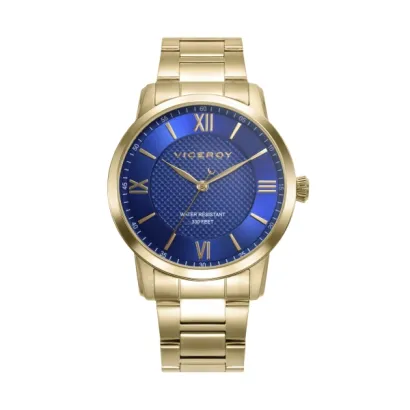 Reloj acero ip dorado brazalete sr 41145