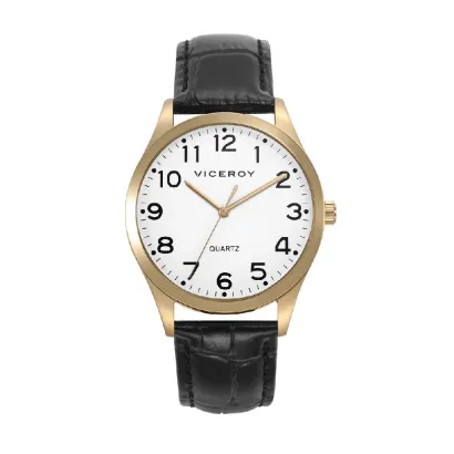 Reloj acero ip dorado correa sr 42233-94