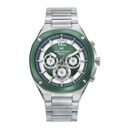Reloj crono acero Ip verde HM1021-65