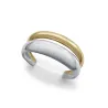 Pulsera acero ip dorado rigida 14281P010