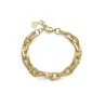 Pulsera acero ip dorado eslabones 14287P