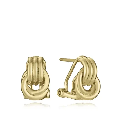Pendiente plata baño oro 2331E100-00