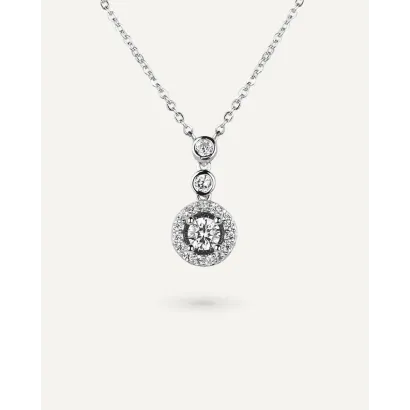 Collar Brilliant Cut plata BCO21