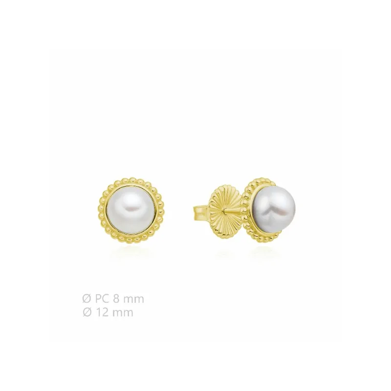 Pendientes Di plata perla 2025437 8