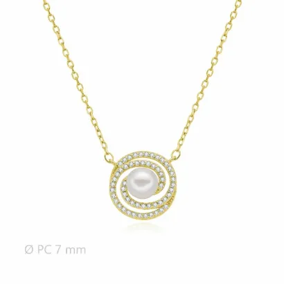 Gargantilla Di plata perla 2031636 Y