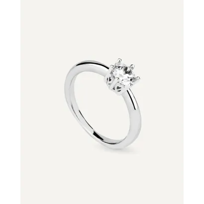 Solitario Brilliant Cut plata BSO1.1,5CT