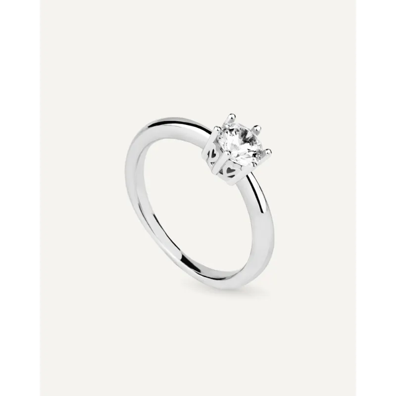 Solitario Brilliant Cut plata BSO1.1,5CT