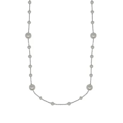 Collar acero y perlas Z2016963 B