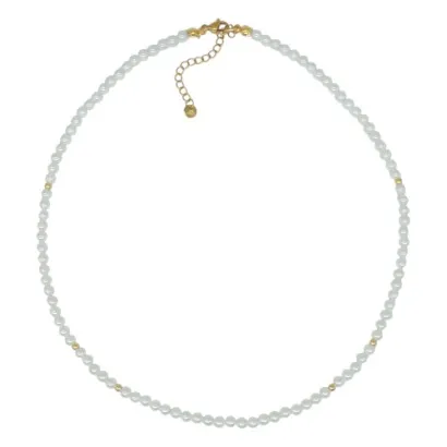 Collar perlas y acero Z2016977