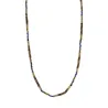 Collar de acero y piedras Z2016897